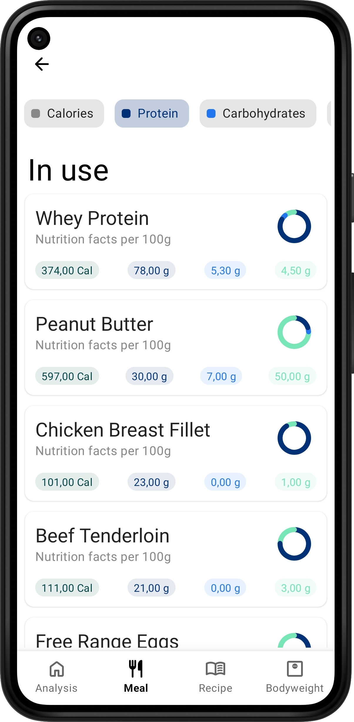 free calorie counter food tracker app