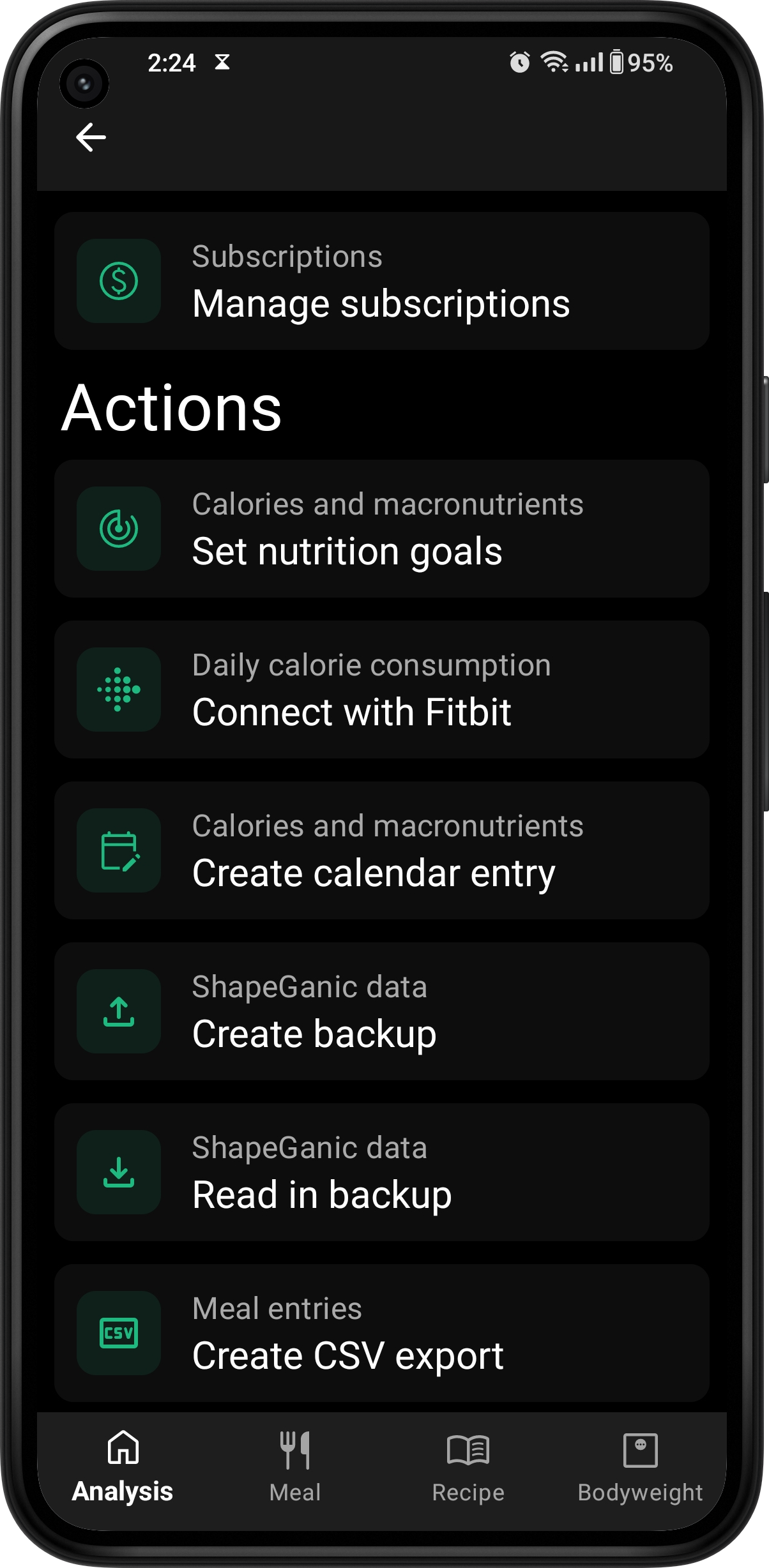 calorie calculator